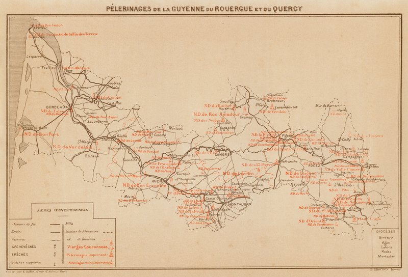 Pèlerinages de la Guyenne du Rouergue et du Quercy - Hubert Clerget