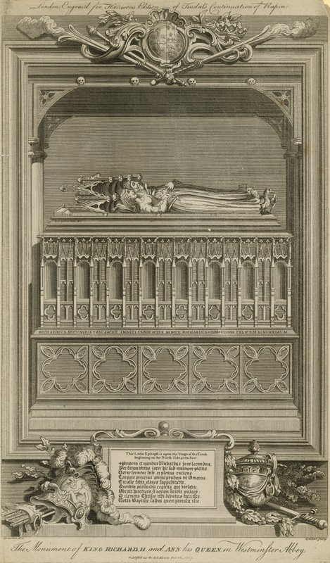 Le monument du roi Richard II et de la reine Ann - Hubert Francois Gravelot