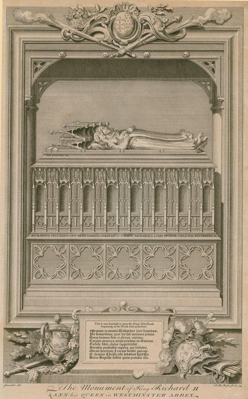 Le monument du roi Richard II et de la reine Ann - Hubert Francois Gravelot