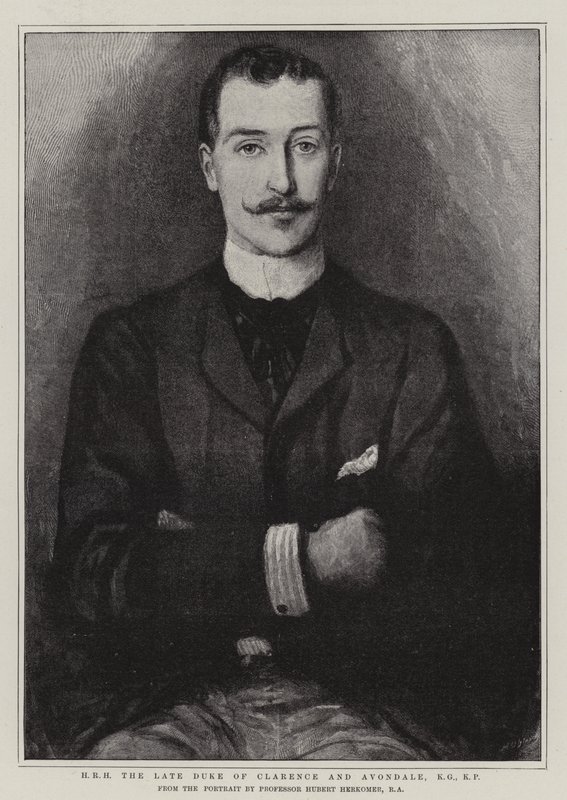 S.A.R. feu le duc de Clarence et Avondale, KG, KP - Hubert von Herkomer