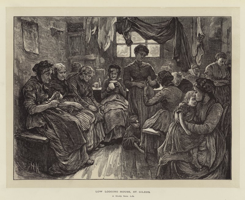 Maison de bas logement, St Giles - Hubert von Herkomer