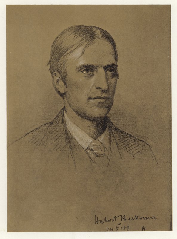 Autoportrait de Hubert Herkomer - Hubert von Herkomer