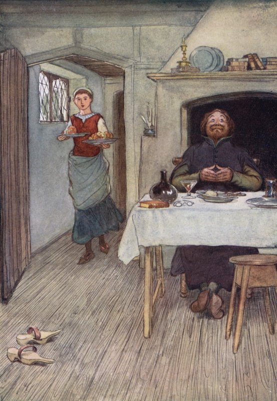Illustration pour Les Joyeuses Commères de Windsor - Hugh Thomson