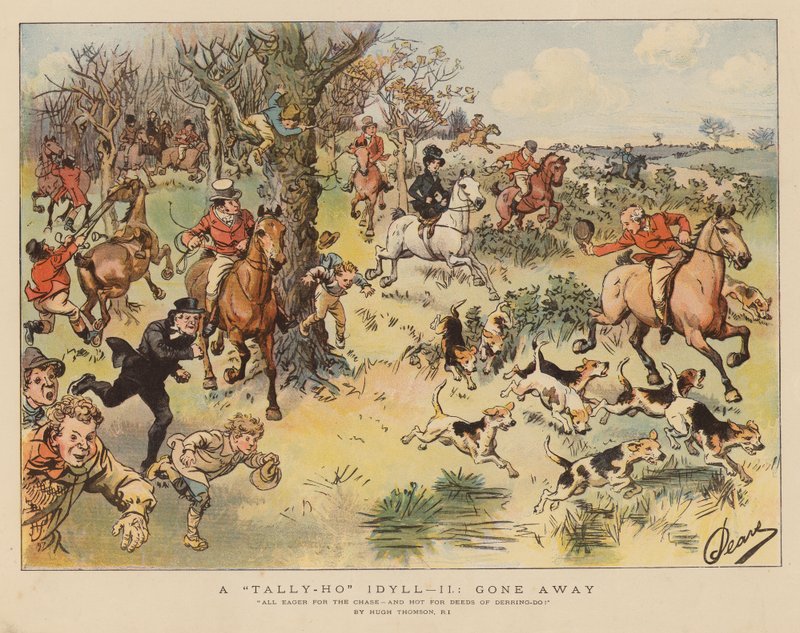 Une idylle de Tally-Ho : parti - Hugh Thomson