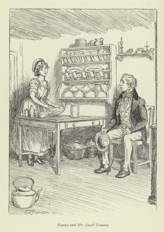 Illustration pour Amos Barton par George Eliot - Hugh Thomson