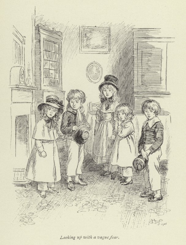 Illustration pour Amos Barton par George Eliot - Hugh Thomson