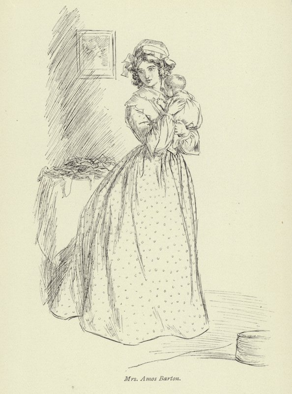 Illustration pour Amos Barton par George Eliot - Hugh Thomson