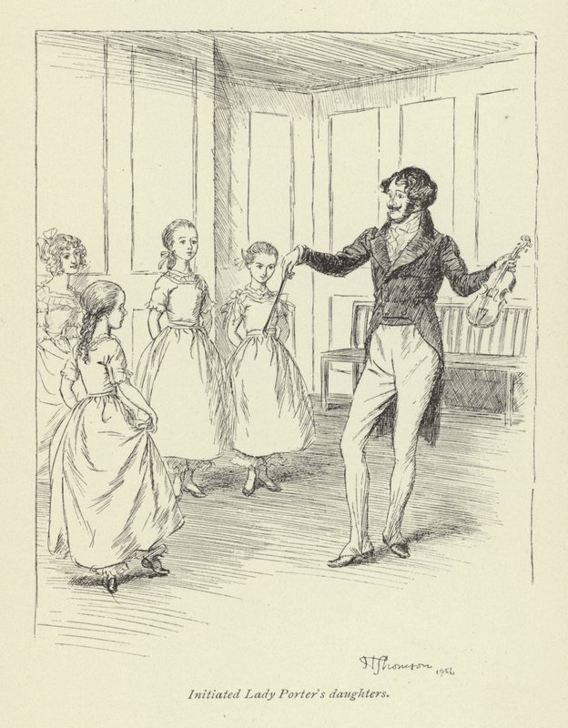 Illustration pour Amos Barton par George Eliot - Hugh Thomson