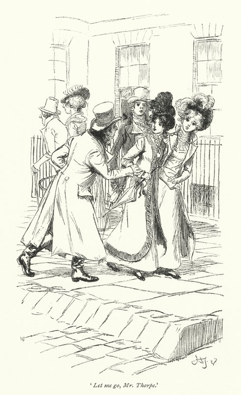 Illustration pour Northanger Abbey de Jane Austen - Hugh Thomson