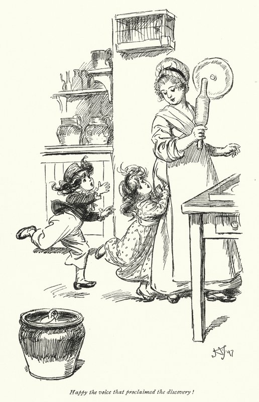 Illustration pour Northanger Abbey de Jane Austen - Hugh Thomson