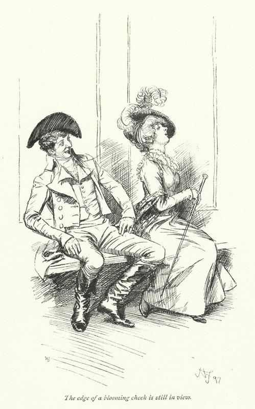 Illustration pour Northanger Abbey de Jane Austen - Hugh Thomson
