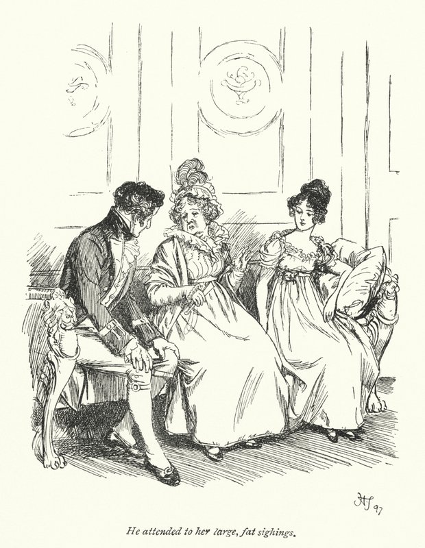 Illustration pour Persuasion de Jane Austen - Hugh Thomson