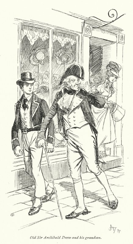 Illustration pour Persuasion de Jane Austen (lithographie) - Hugh Thomson