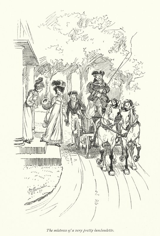 Illustration pour Persuasion de Jane Austen - Hugh Thomson