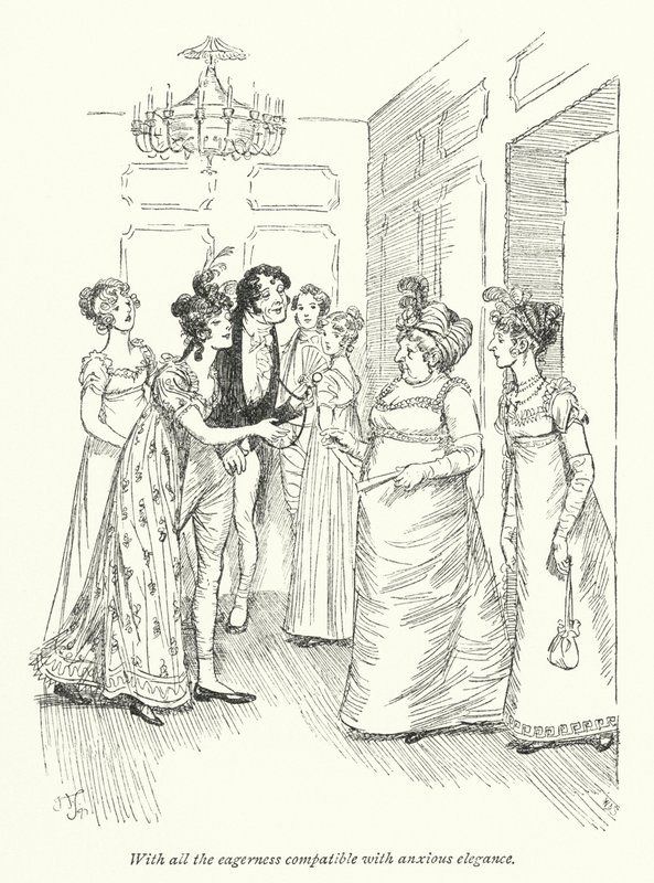 Illustration pour Persuasion de Jane Austen - Hugh Thomson