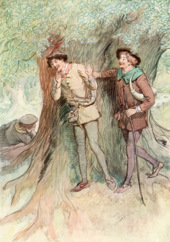 Illustration pour Comme il vous plaira de Shakespeare - Hugh Thomson