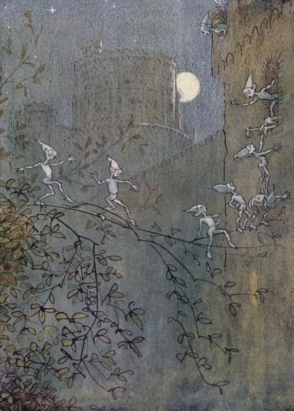 Illustration pour Les Joyeuses Commères de Windsor - Hugh Thomson