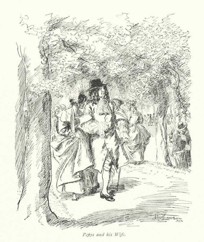 Londres : Pepys et sa femme - Hugh Thomson