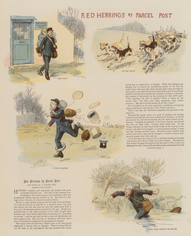 Harengs rouges par colis postal - Hugh Thomson
