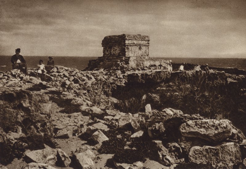 Mexique : Isla de las Mujeres, Yucatan (photo n/b) - Hugo Brehme