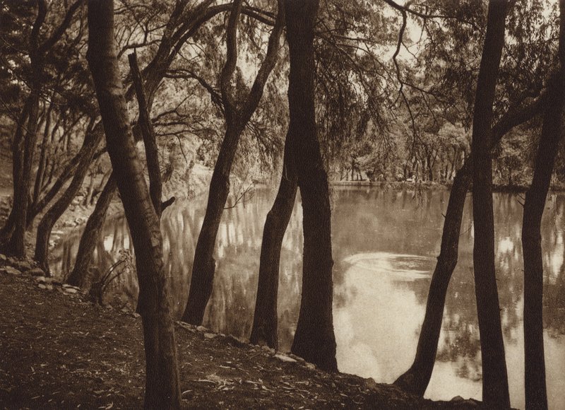 Mexique : Las fuentes de Tlalpam D F (photo n/b) - Hugo Brehme