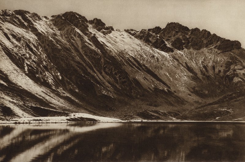 Mexique : Nevado de Toluca, Estado Mejico (photo n/b) - Hugo Brehme