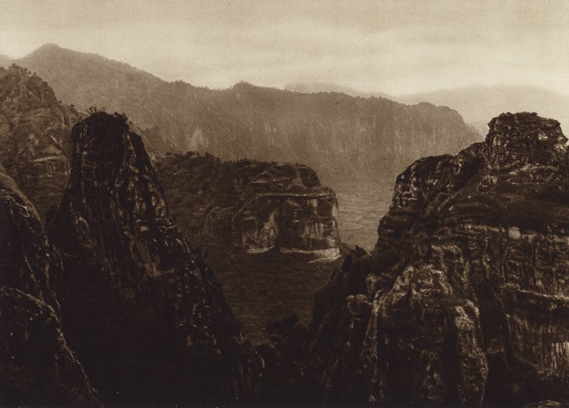 Mexique : Tepoztlan, Etat de Morelos (photo n/b) - Hugo Brehme