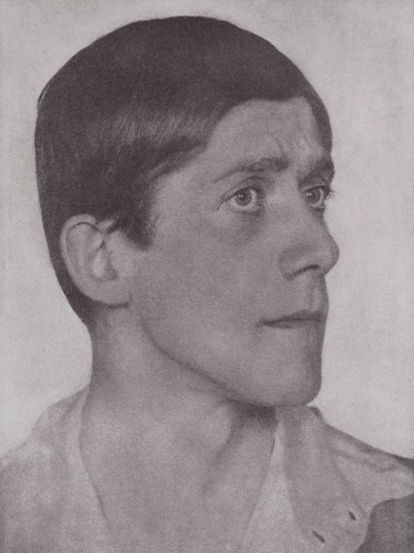 Oskar Kokoschka, artiste et écrivain autrichien (photo n/b) - Hugo Erfurth