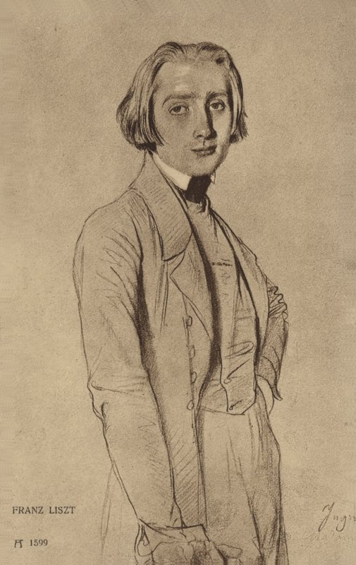 Portrait de Franz Liszt - Hungarian School