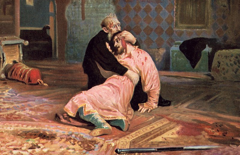 Ivan le Terrible et son fils Ivan le 16 novembre 1581 - Ilya Efimovich after Repin
