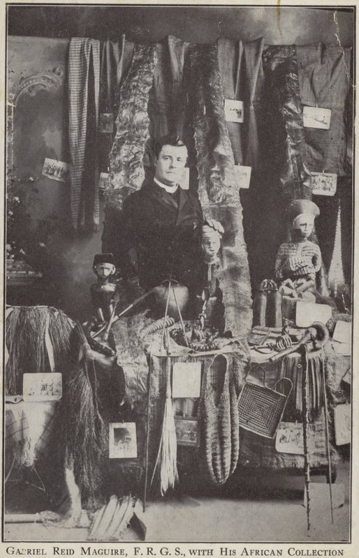 Gabriel Reid Maguire, explorateur irlandais, avec sa collection africaine - Irish Photographer