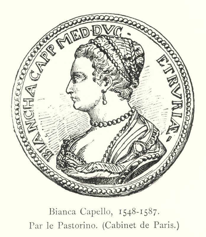 Bianca Capello, 1548-1587, par le Pastorino, Cabinet de Paris - Italian School