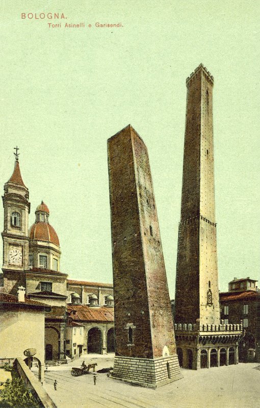 Bologne, Italie, Tours Asinelli et Garisenda - Italian Photographer