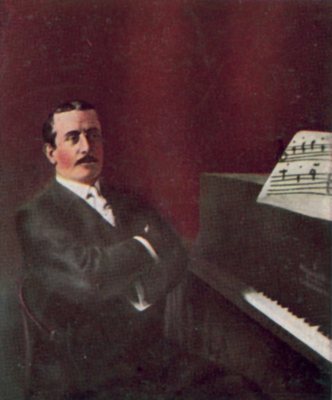 Giacomo Puccini, compositeur italien (photo couleur) - Italian Photographer
