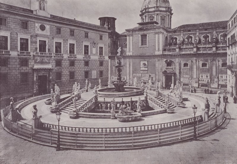 Italie : Palerme, Piazza Pretoria - Italian Photographer