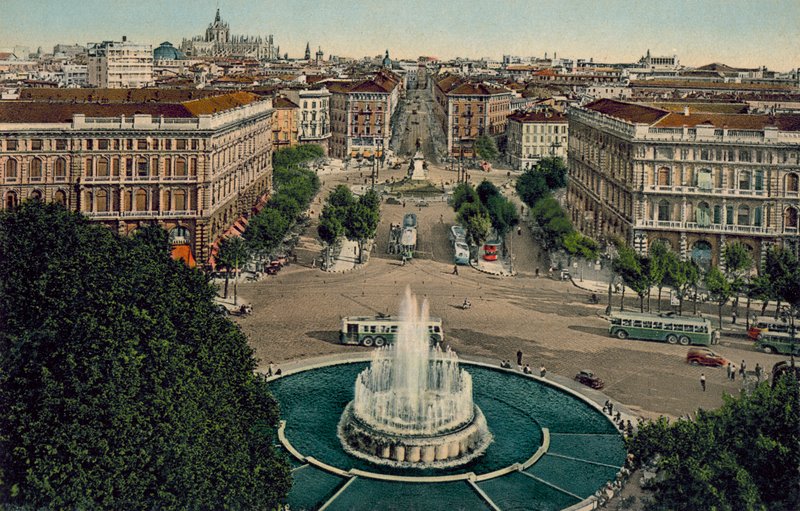 Milano / Milan : Panorama depuis le château (photo couleur) - Italian Photographer