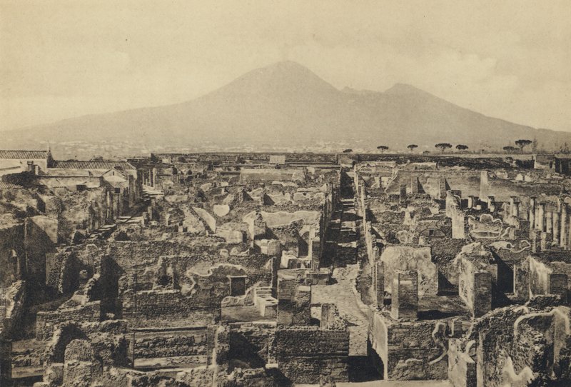 Naples : Pompéi, Panorama avec le Vésuve - Italian Photographer