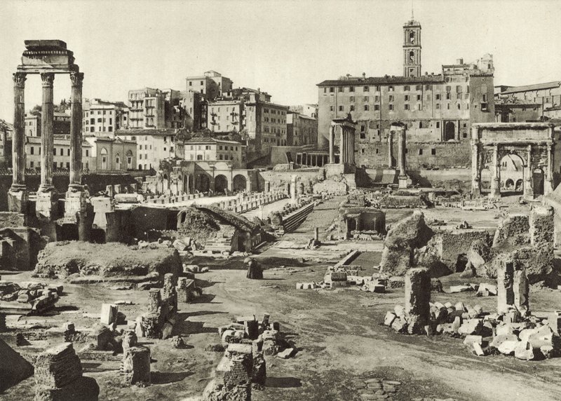 Forum romain et basilique Julia - Italian Photographer