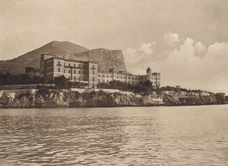 Sicile / Sicile : Villa Igea (photo n/b) - Italian Photographer