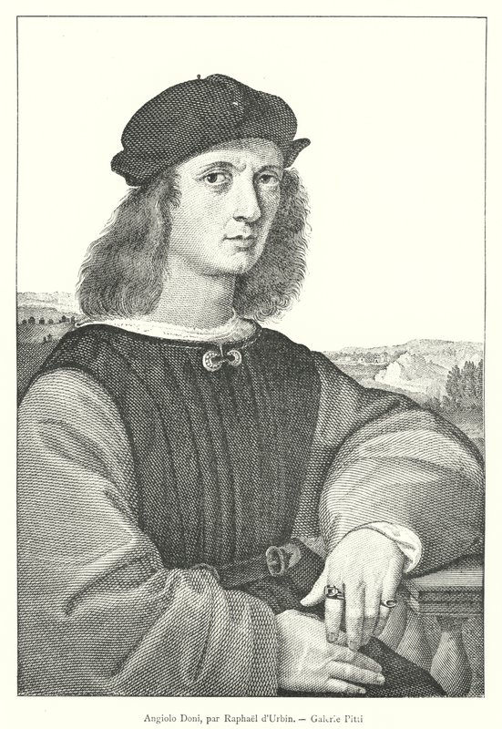 Angiolo Doni, par Raphaël d