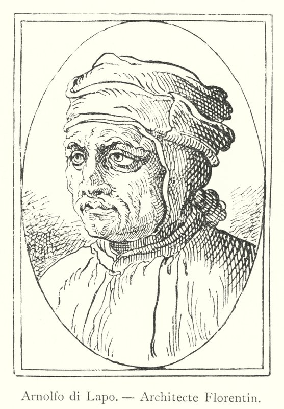 Arnolfo di Lapo, Architecte Florentin (gravure) - Italian School