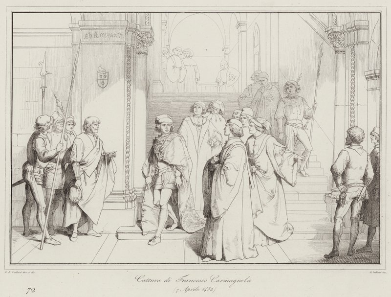 Capture de Francesco Carmagnola - Italian School