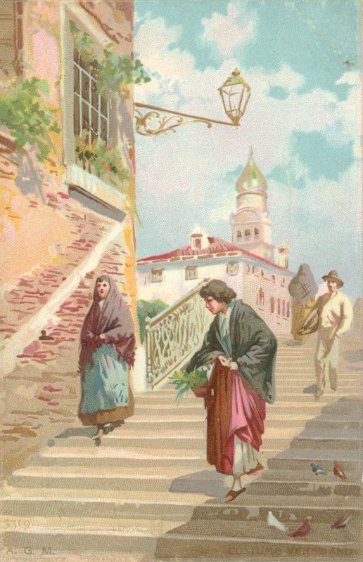 Costume vénitien (chromolitho) - Italian School