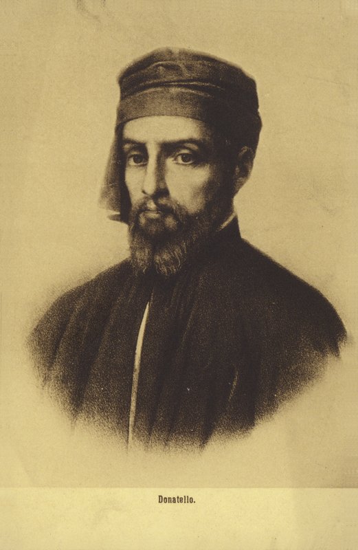 Donatello, peintre et sculpteur italien (lithographie) - Italian School