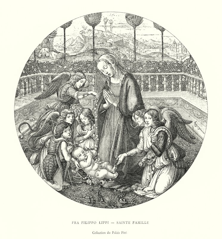 Fra Filippo Lippi, Sainte Famille, Collection du Palais Pitti - Italian School
