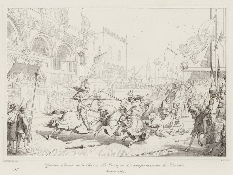 Tournoi célébré sur la place Saint-Marc pour la récupération de Candie - Italian School