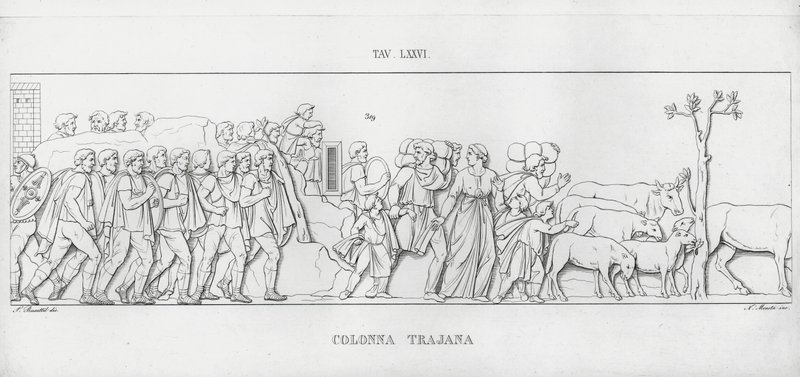 La Colonne Trajane - Italian School