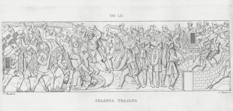 La Colonne Trajane (gravure) - Italian School