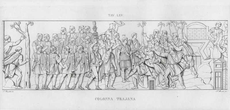 La Colonne Trajane - Italian School