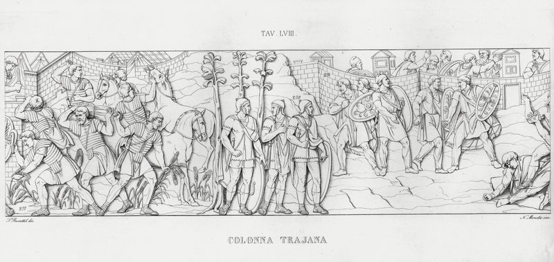 La Colonne Trajane (gravure) - Italian School